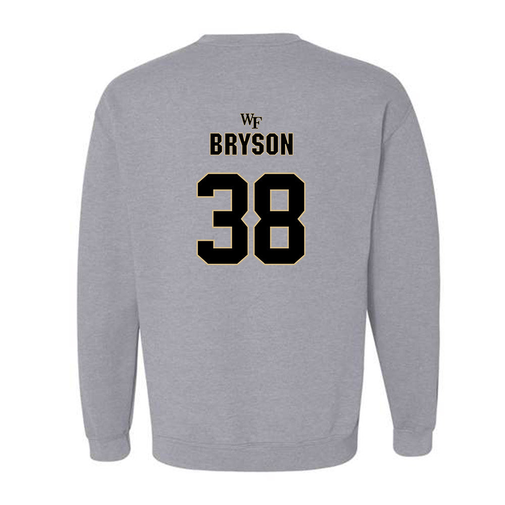 Wake Forest - NCAA Football : Walker Bryson - Fashion Shersey Crewneck Sweatshirt-1
