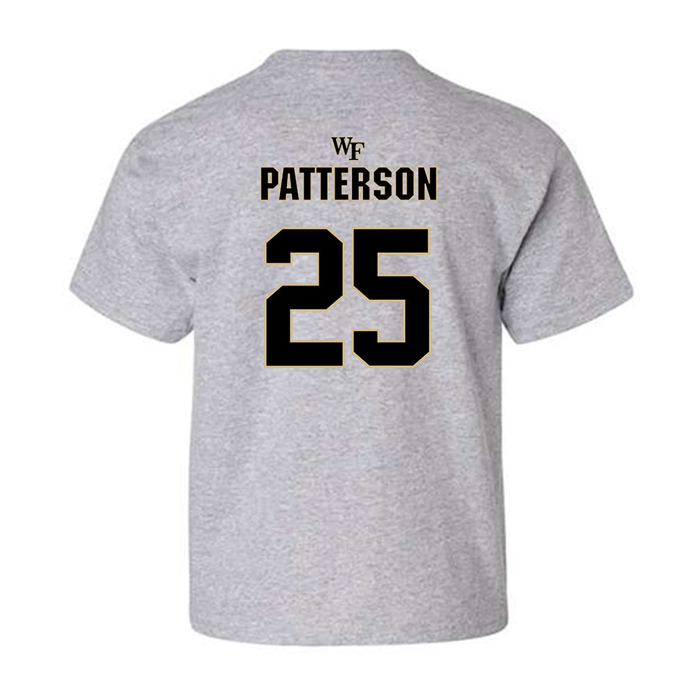 Wake Forest - NCAA Football : Josh Patterson - Fashion Shersey Youth T-Shirt-1