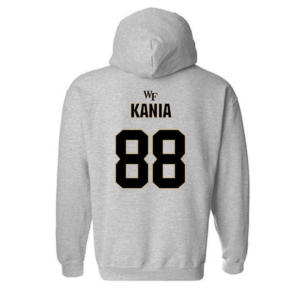 Wake Forest - NCAA Football : Bryce Kania - Fashion Shersey Hooded Sweatshirt-1