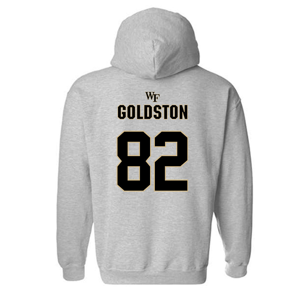Wake Forest - NCAA Football : Devin Goldston - Fashion Shersey Hooded Sweatshirt-1