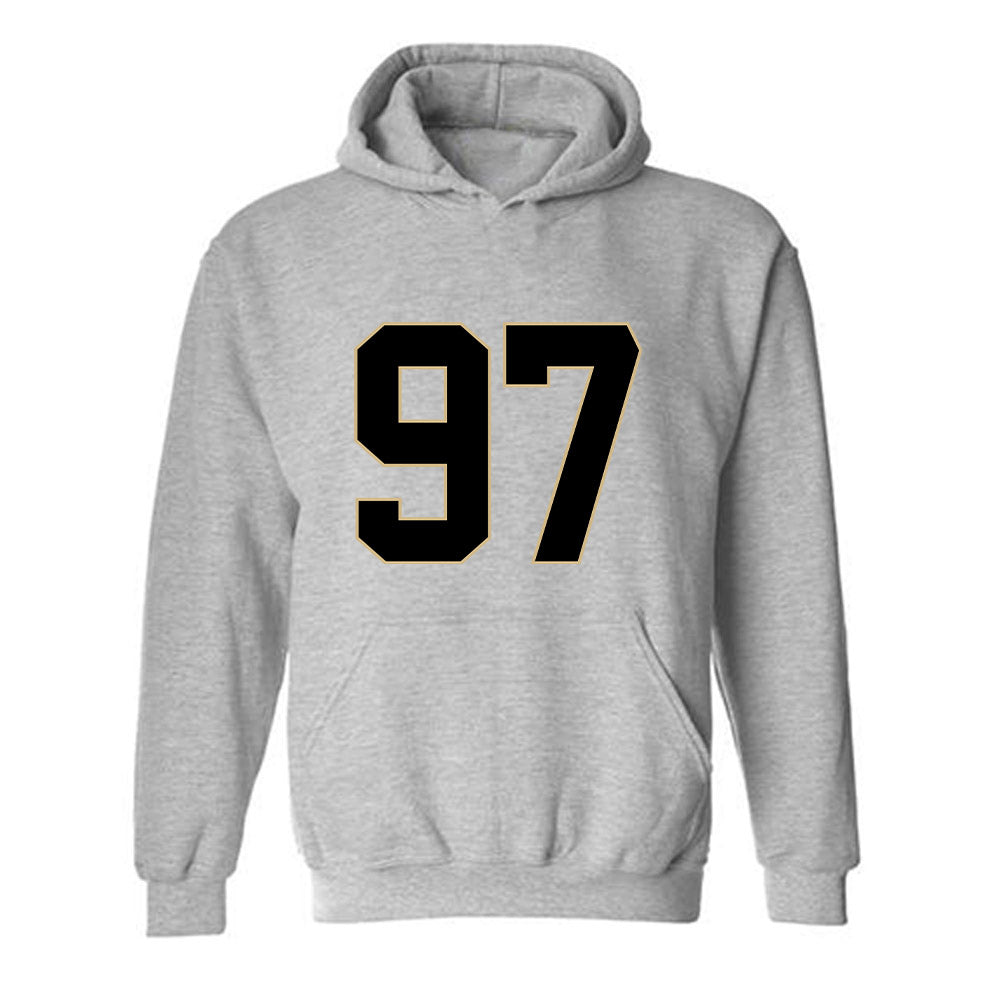 Wake Forest - NCAA Football : Matthew Herron - Fashion Shersey Hooded Sweatshirt-0