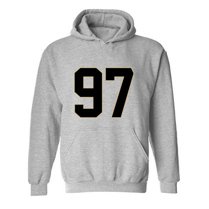 Wake Forest - NCAA Football : Matthew Herron - Fashion Shersey Hooded Sweatshirt-0