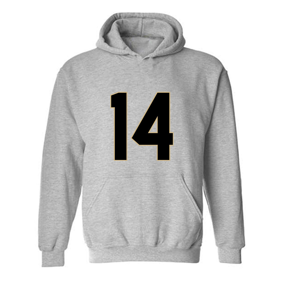 Wake Forest - NCAA Football : Tyler Walton - Fashion Shersey Hooded Sweatshirt-0