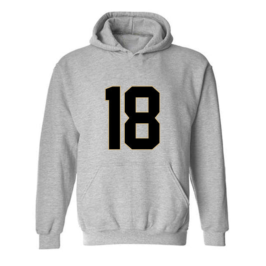 Wake Forest - NCAA Football : DJ Johnson - Fashion Shersey Hooded Sweatshirt-0