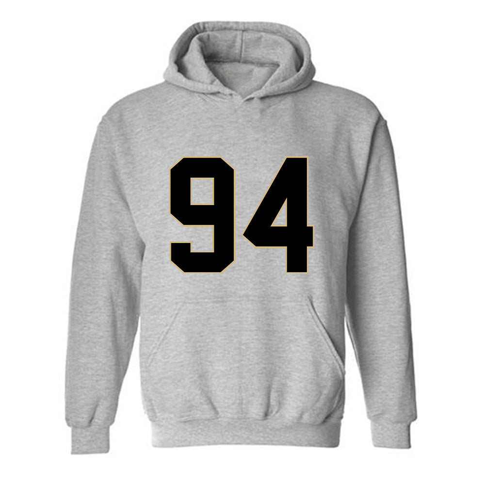 Wake Forest - NCAA Football : Zach Lohavichan - Fashion Shersey Hooded Sweatshirt-0