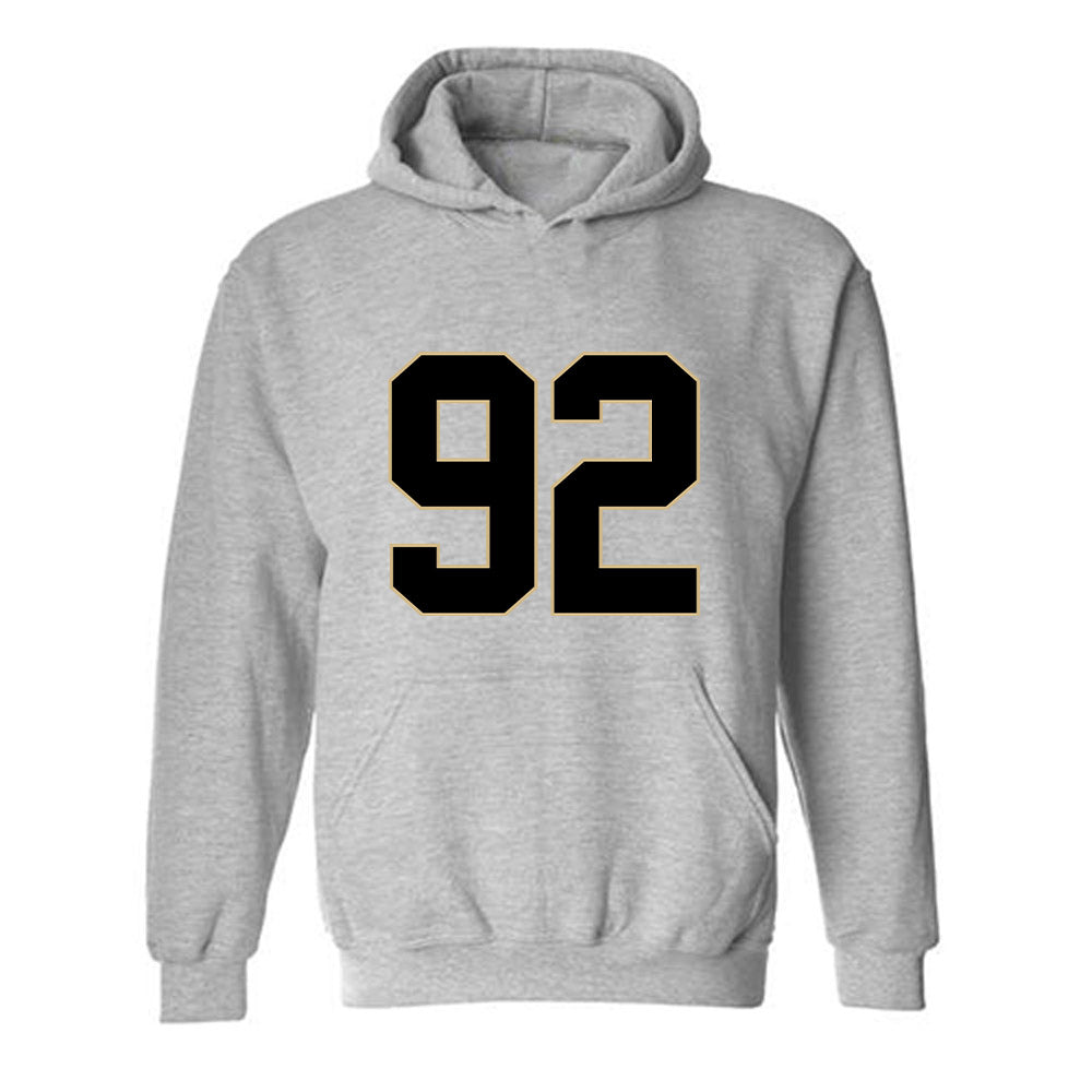 Wake Forest - NCAA Football : Sefa Sackey - Fashion Shersey Hooded Sweatshirt-0