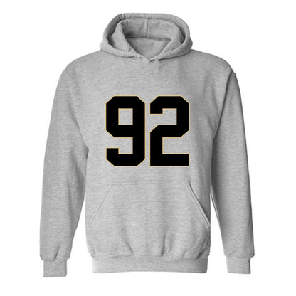 Wake Forest - NCAA Football : Sefa Sackey - Fashion Shersey Hooded Sweatshirt-0