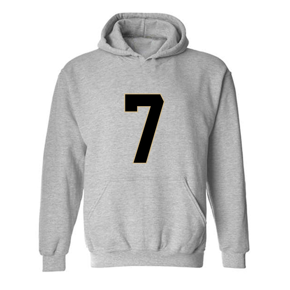 Wake Forest - NCAA Football : Buom Jock - Fashion Shersey Hooded Sweatshirt-0