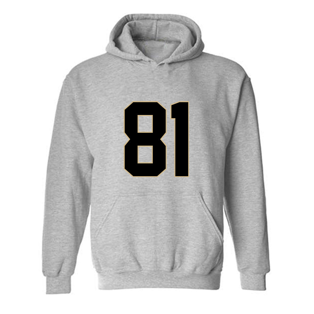 Wake Forest - NCAA Football : Landon Morris - Fashion Shersey Hooded Sweatshirt-0
