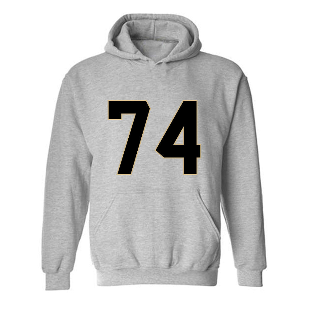 Wake Forest - NCAA Football : John Ohnegian - Fashion Shersey Hooded Sweatshirt-0
