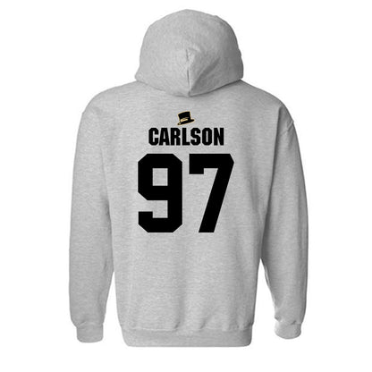 Wake Forest - NCAA Football : Caleb Carlson - Generic Shersey Hooded Sweatshirt-1