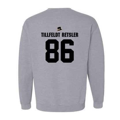 Wake Forest - NCAA Football : Maximilian Tillfeldt Retsler - Generic Shersey Crewneck Sweatshirt-1