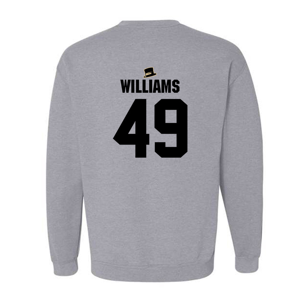 Wake Forest - NCAA Football : Eric Williams - Generic Shersey Crewneck Sweatshirt-1