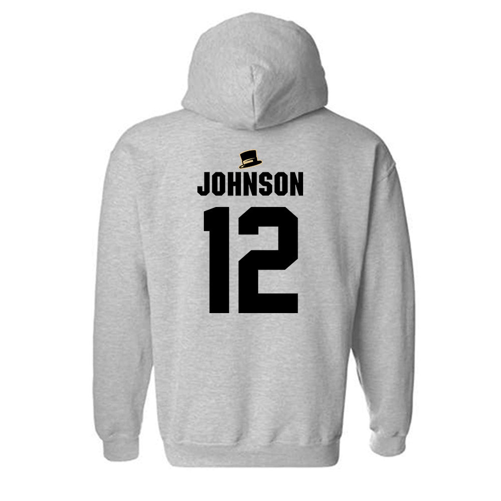 Wake Forest - NCAA Football : Kamrean Johnson - Generic Shersey Hooded Sweatshirt-1