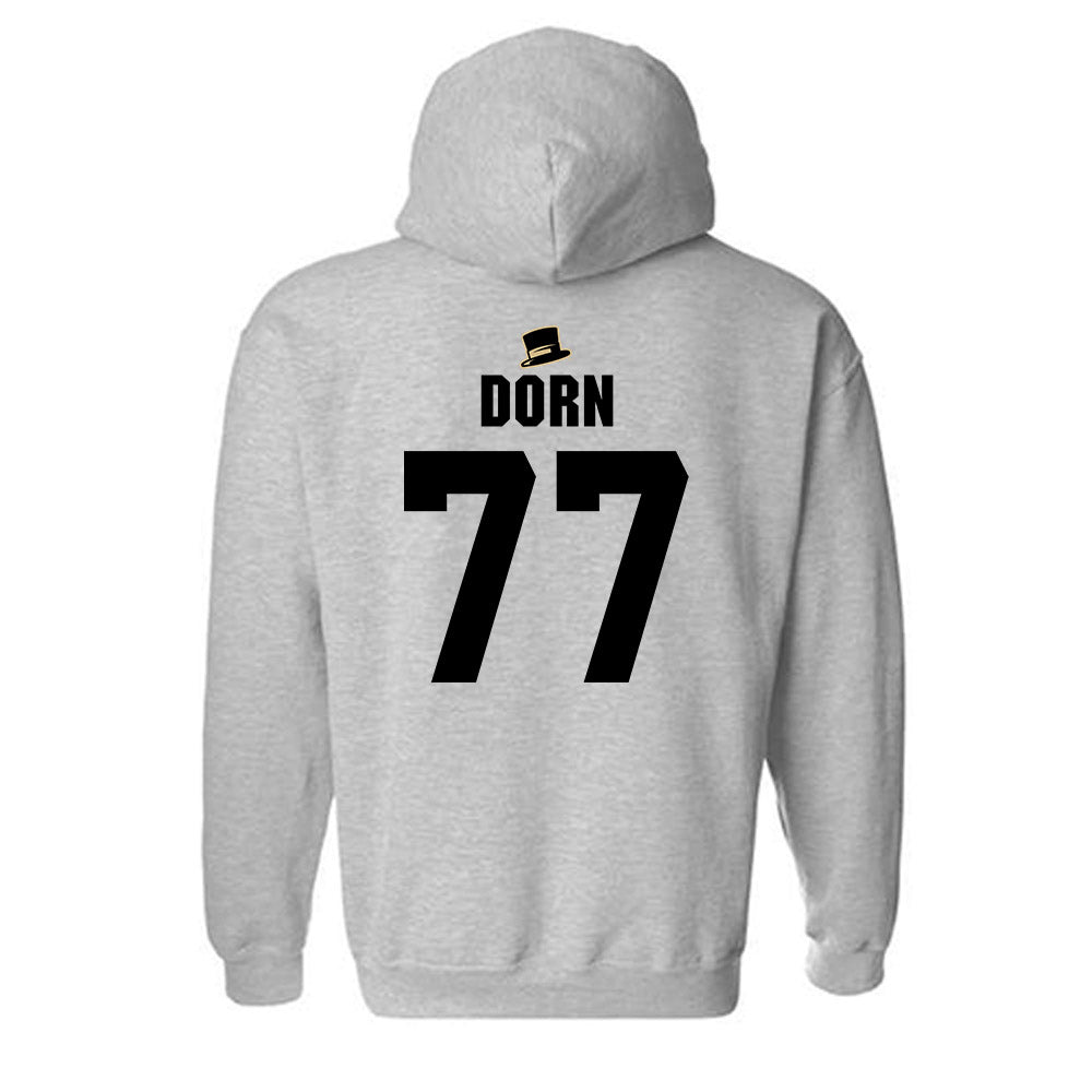 Wake Forest - NCAA Men's Basketball : Antonio Dorn - Generic Shersey Hooded Sweatshirt-1