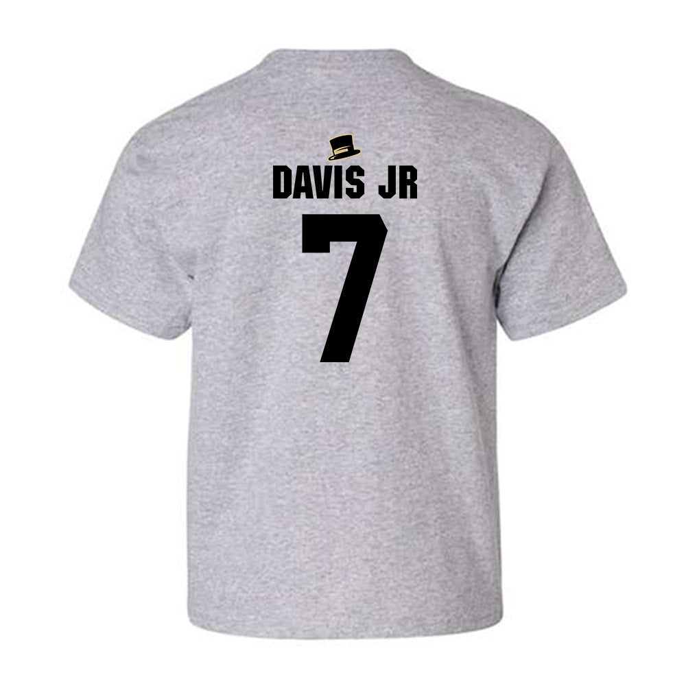 Wake Forest - NCAA Football : Wondame Davis Jr - Generic Shersey Youth T-Shirt-1