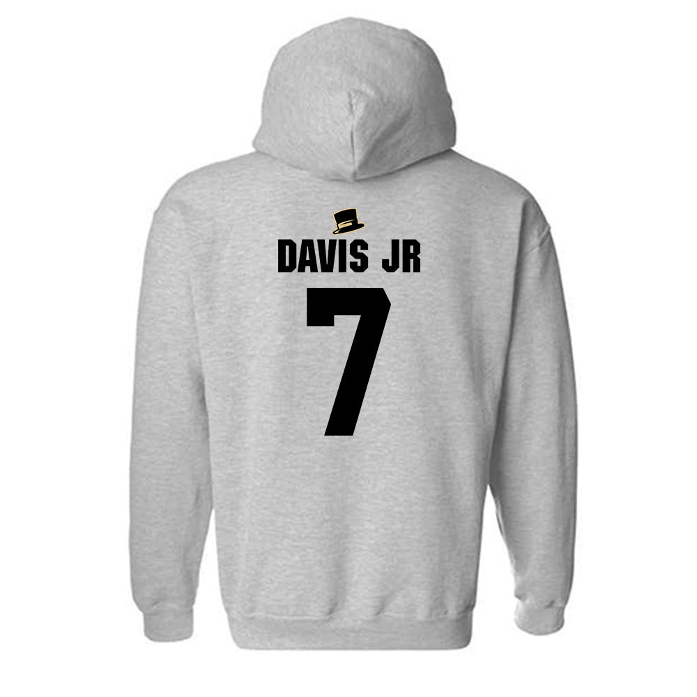 Wake Forest - NCAA Football : Wondame Davis Jr - Generic Shersey Hooded Sweatshirt-1