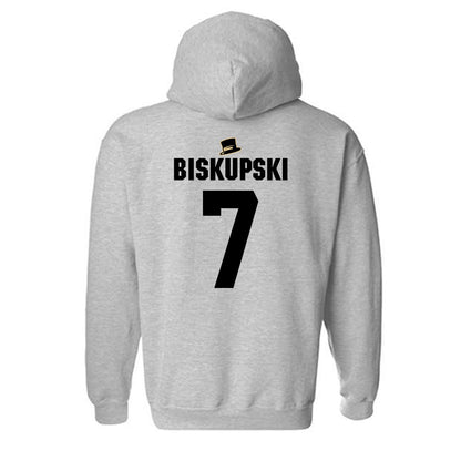 Wake Forest - NCAA Men's Soccer : Philip Biskupski - Generic Shersey Hooded Sweatshirt-1
