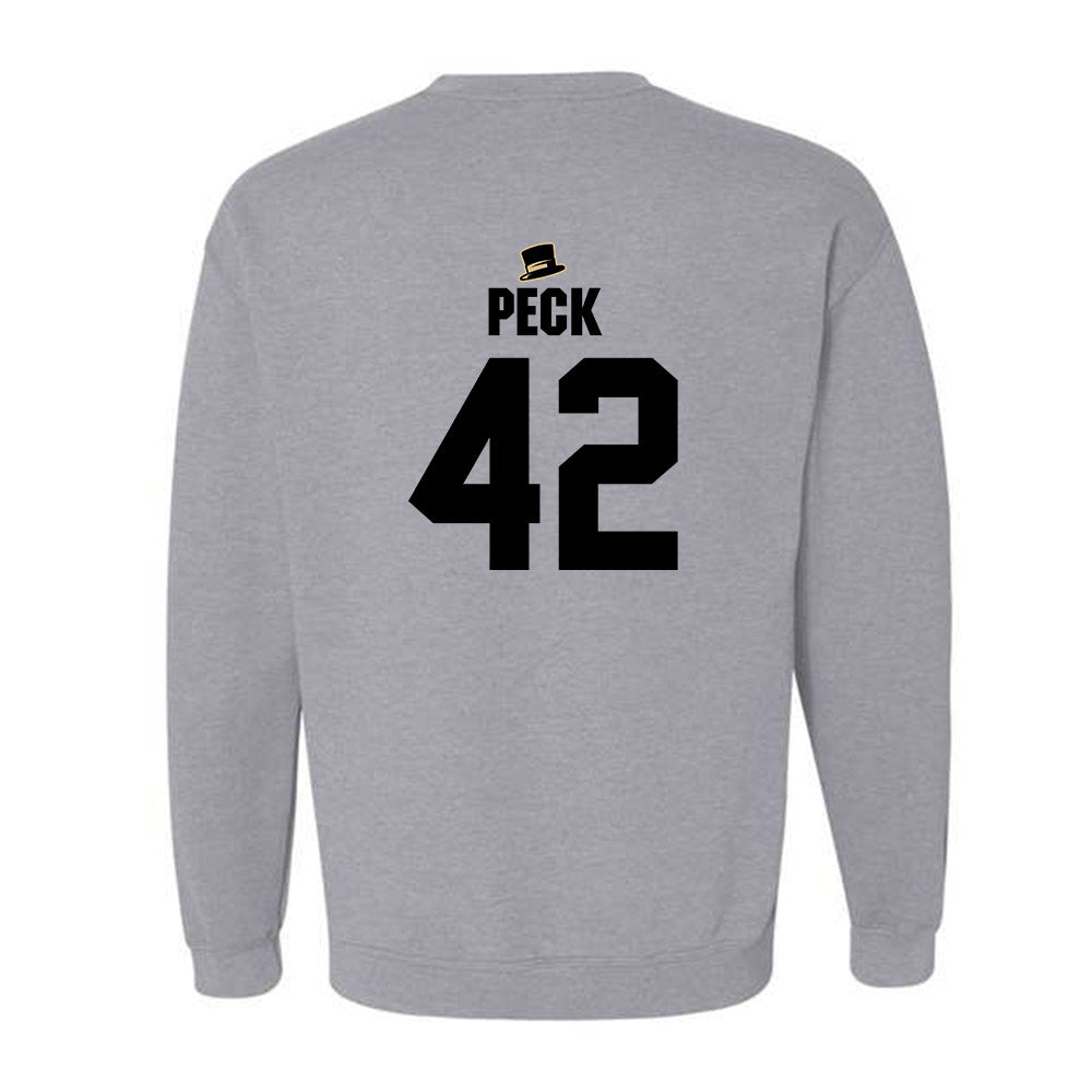 Wake Forest - NCAA Baseball : Alexander Peck - Generic Shersey Crewneck Sweatshirt-1