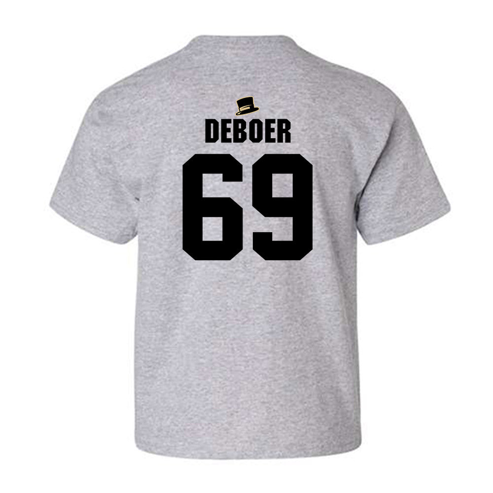 Wake Forest - NCAA Football : Dalton DeBoer - Generic Shersey Youth T-Shirt-1