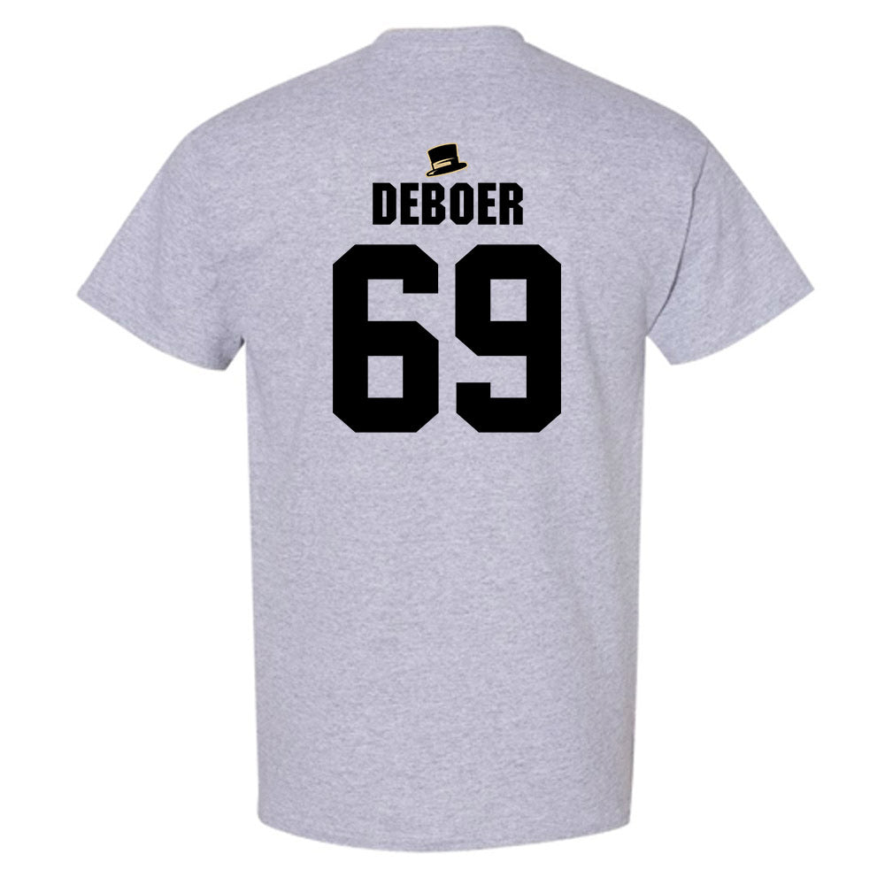 Wake Forest - NCAA Football : Dalton DeBoer - Generic Shersey T-Shirt-1