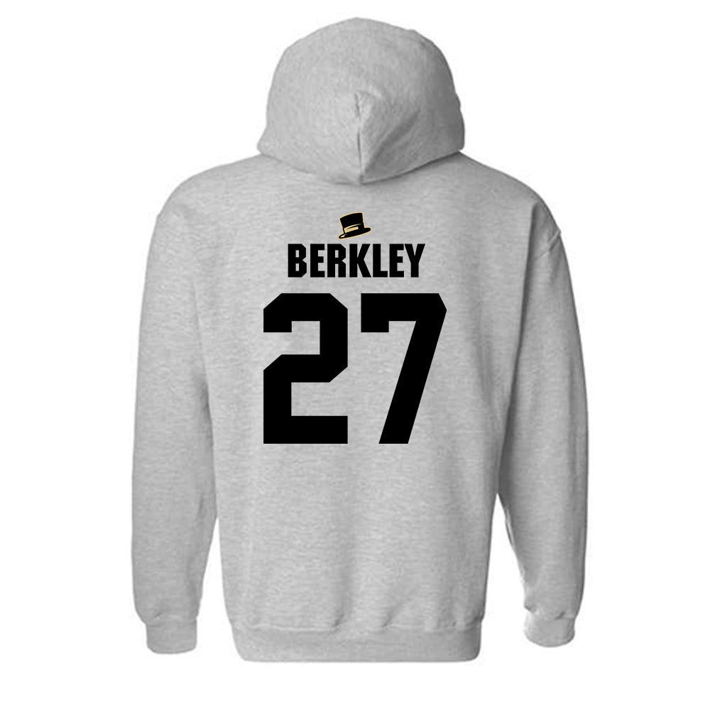 Wake Forest - NCAA Men's Soccer : Copeland Berkley - Generic Shersey Hooded Sweatshirt-1