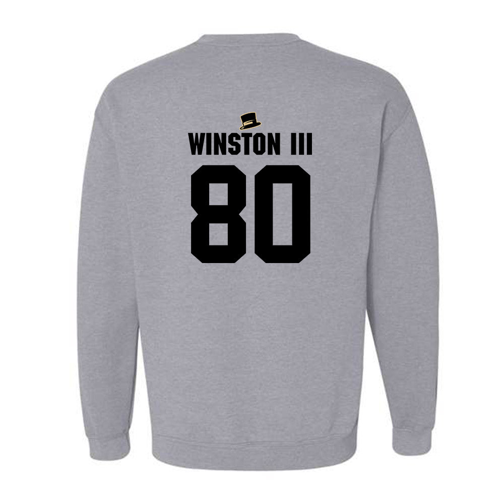 Wake Forest - NCAA Football : Braxton Winston III - Generic Shersey Crewneck Sweatshirt-1