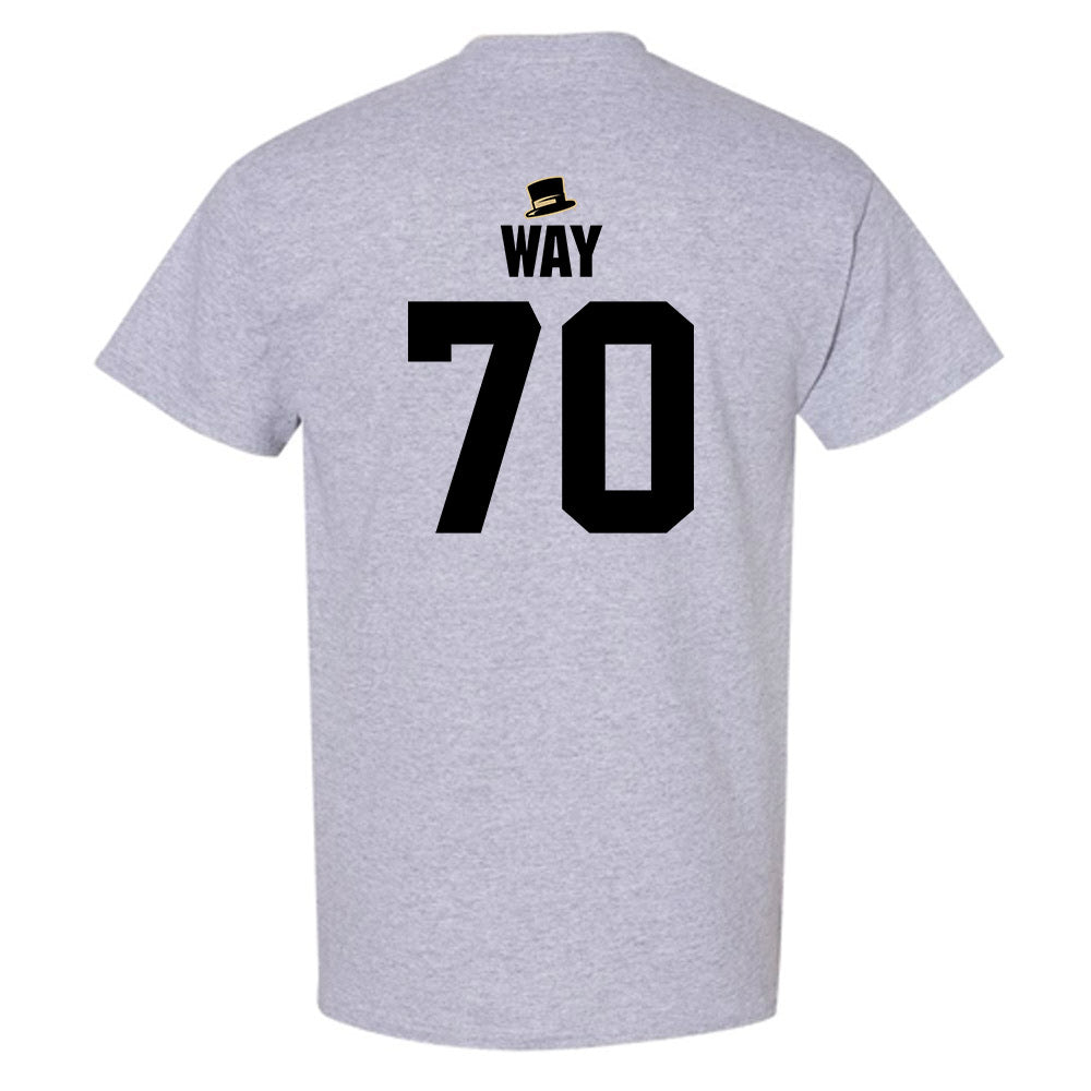 Wake Forest - NCAA Football : Will Way - Generic Shersey T-Shirt-1