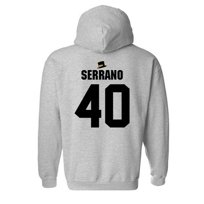 Wake Forest - NCAA Baseball : Jordan Serrano - Generic Shersey Hooded Sweatshirt-1