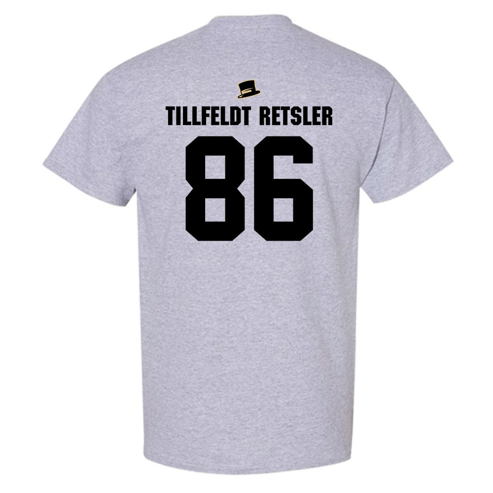 Wake Forest - NCAA Football : Maximilian Tillfeldt Retsler - Generic Shersey T-Shirt-1