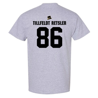 Wake Forest - NCAA Football : Maximilian Tillfeldt Retsler - Generic Shersey T-Shirt-1