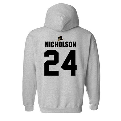 Wake Forest - NCAA Baseball : Grant Nicholson - Generic Shersey Hooded Sweatshirt-1