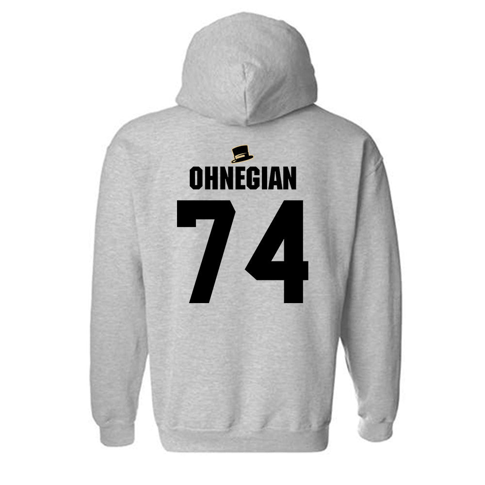 Wake Forest - NCAA Football : John Ohnegian - Generic Shersey Hooded Sweatshirt-1