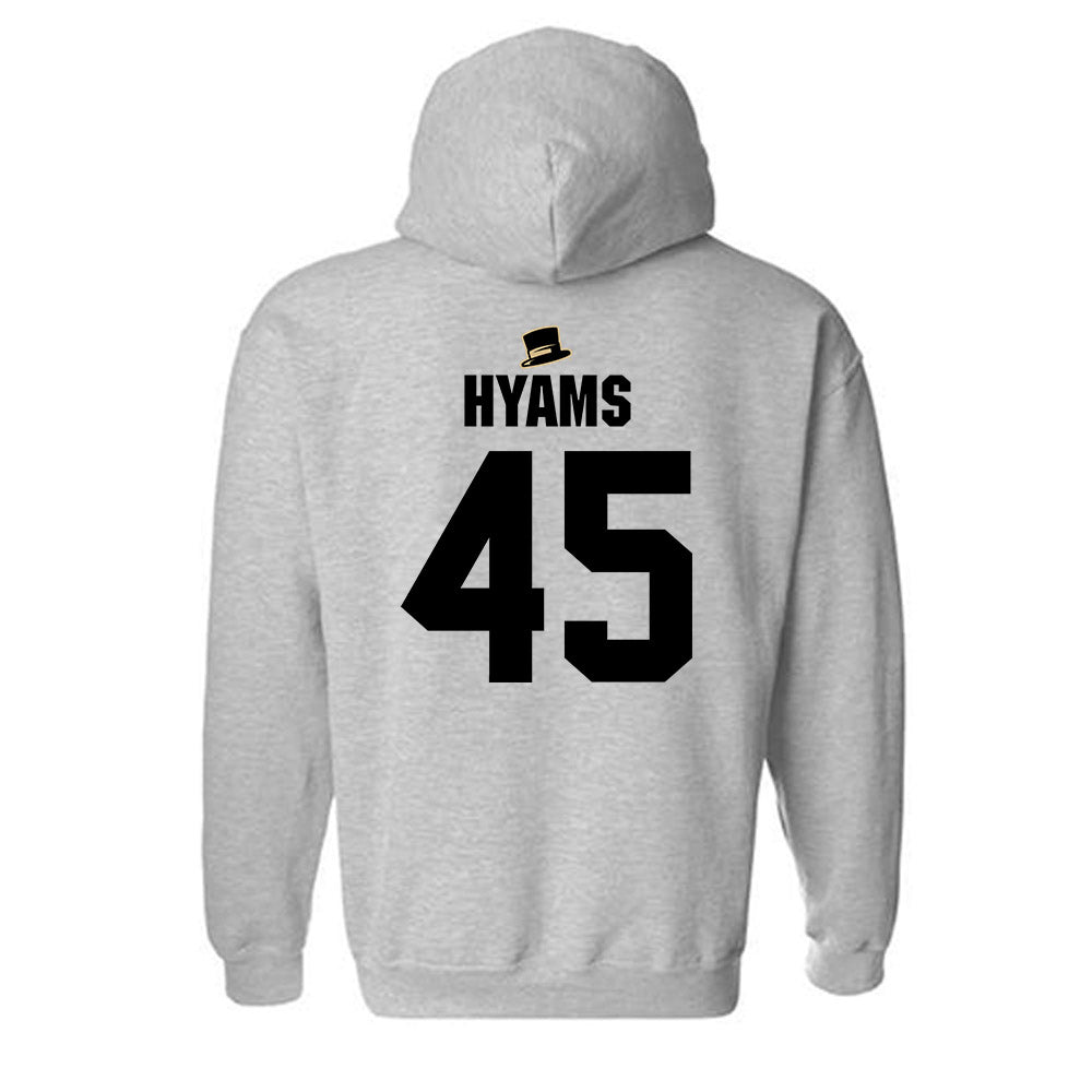 Wake Forest - NCAA Football : Ethan Hyams - Generic Shersey Hooded Sweatshirt-1