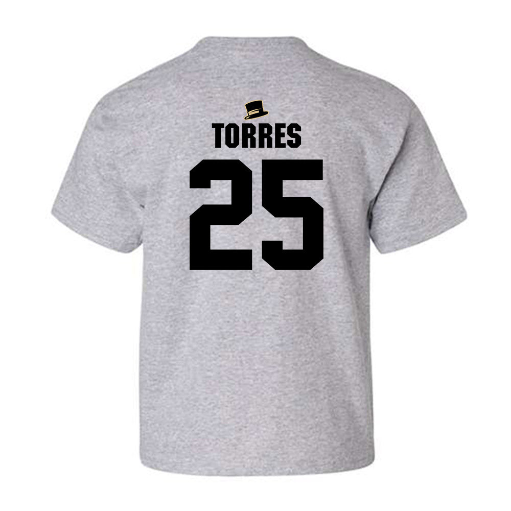 Wake Forest - NCAA Baseball : Boston Torres - Generic Shersey Youth T-Shirt-1