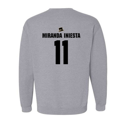 Wake Forest - NCAA Men's Soccer : Marcos Miranda Iniesta - Generic Shersey Crewneck Sweatshirt-1