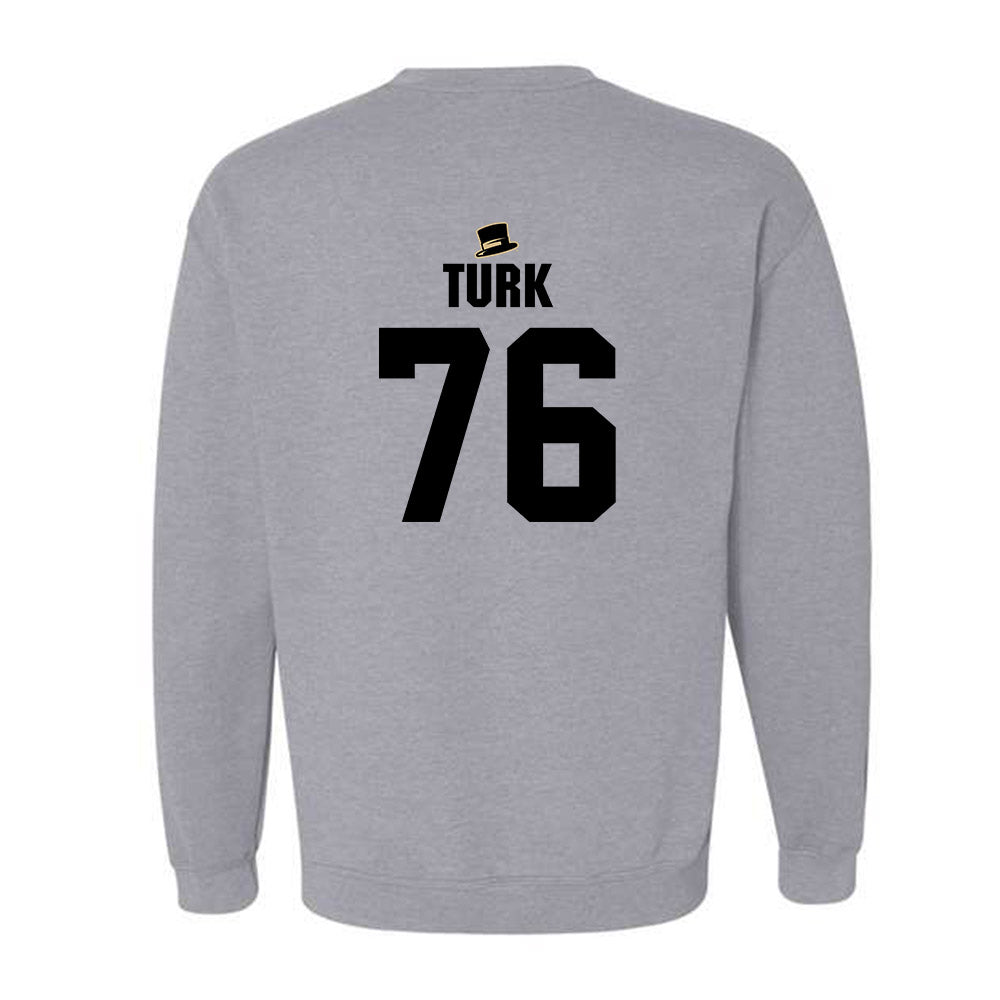 Wake Forest - NCAA Football : Fletcher Turk - Generic Shersey Crewneck Sweatshirt-1