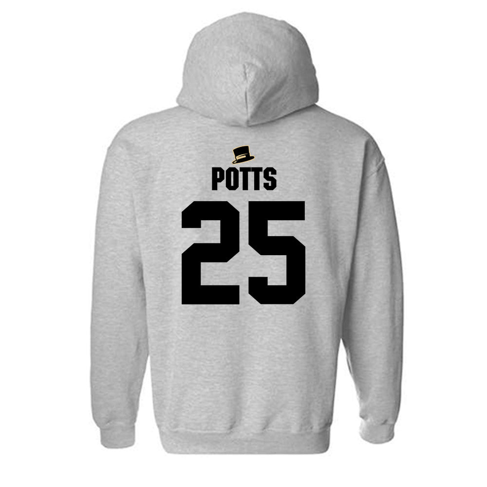 Wake Forest - NCAA Football : Eli Potts - Generic Shersey Hooded Sweatshirt-1
