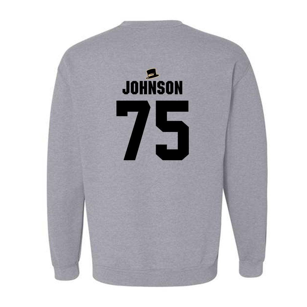 Wake Forest - NCAA Football : Derrell Johnson - Generic Shersey Crewneck Sweatshirt-1