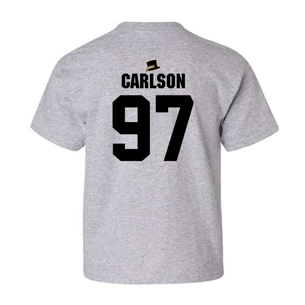 Wake Forest - NCAA Football : Caleb Carlson - Generic Shersey Youth T-Shirt-1