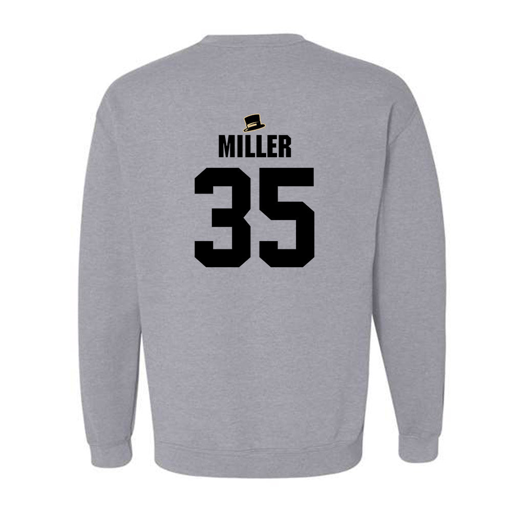 Wake Forest - NCAA Baseball : Griffin Miller - Generic Shersey Crewneck Sweatshirt-1
