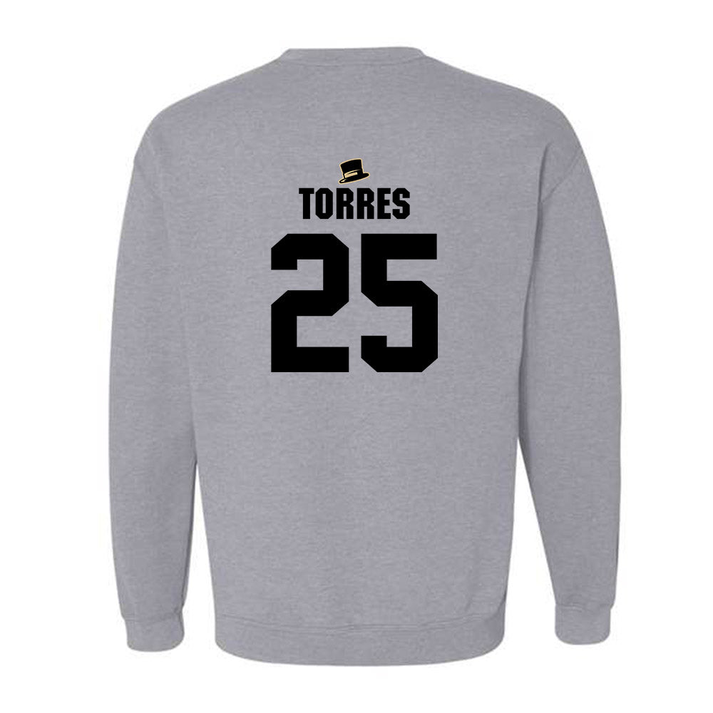 Wake Forest - NCAA Baseball : Boston Torres - Generic Shersey Crewneck Sweatshirt-1