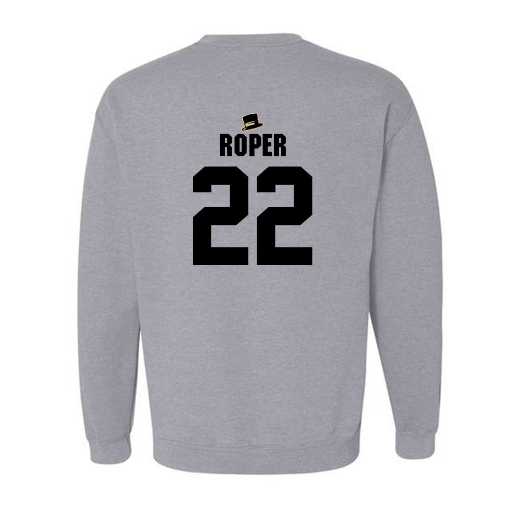 Wake Forest - NCAA Baseball : Jackson Roper - Generic Shersey Crewneck Sweatshirt-1