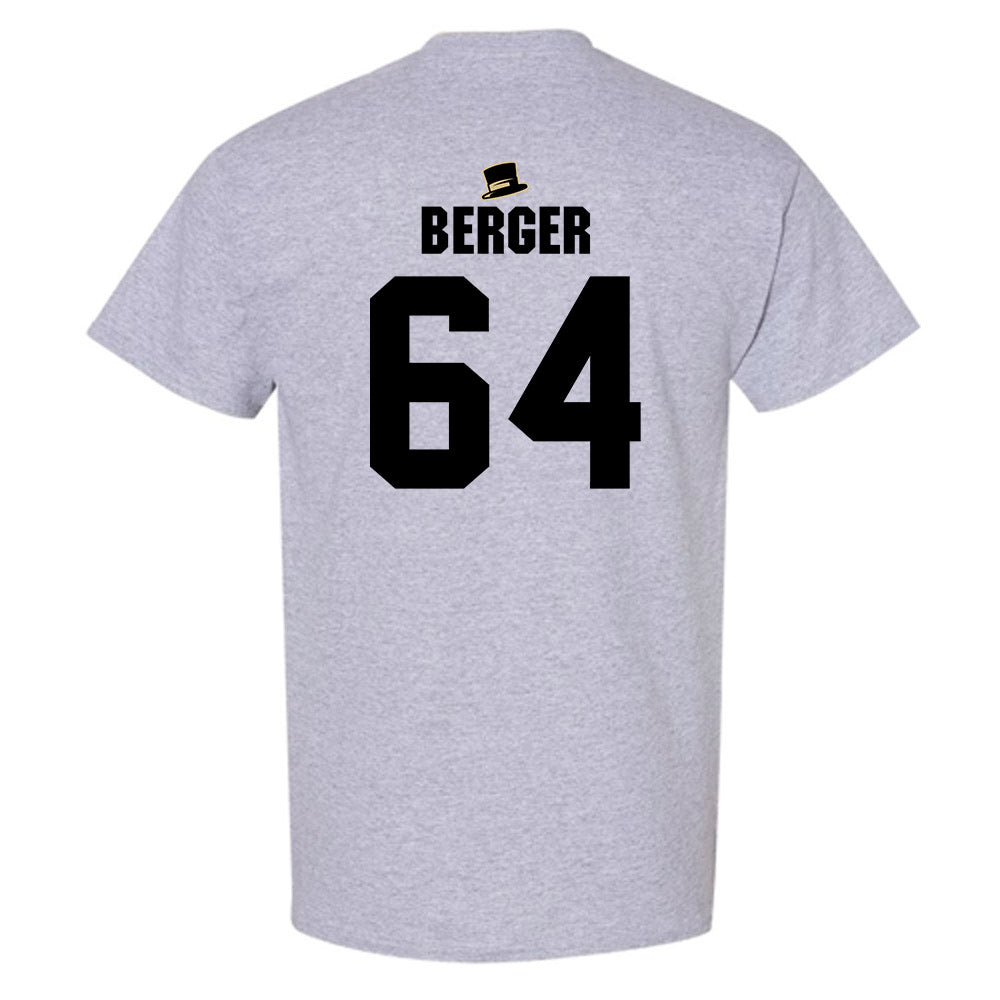 Wake Forest - NCAA Football : Ryan Berger - Generic Shersey T-Shirt-1