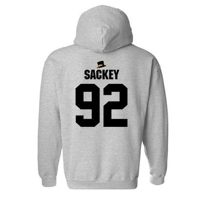 Wake Forest - NCAA Football : Sefa Sackey - Generic Shersey Hooded Sweatshirt-1