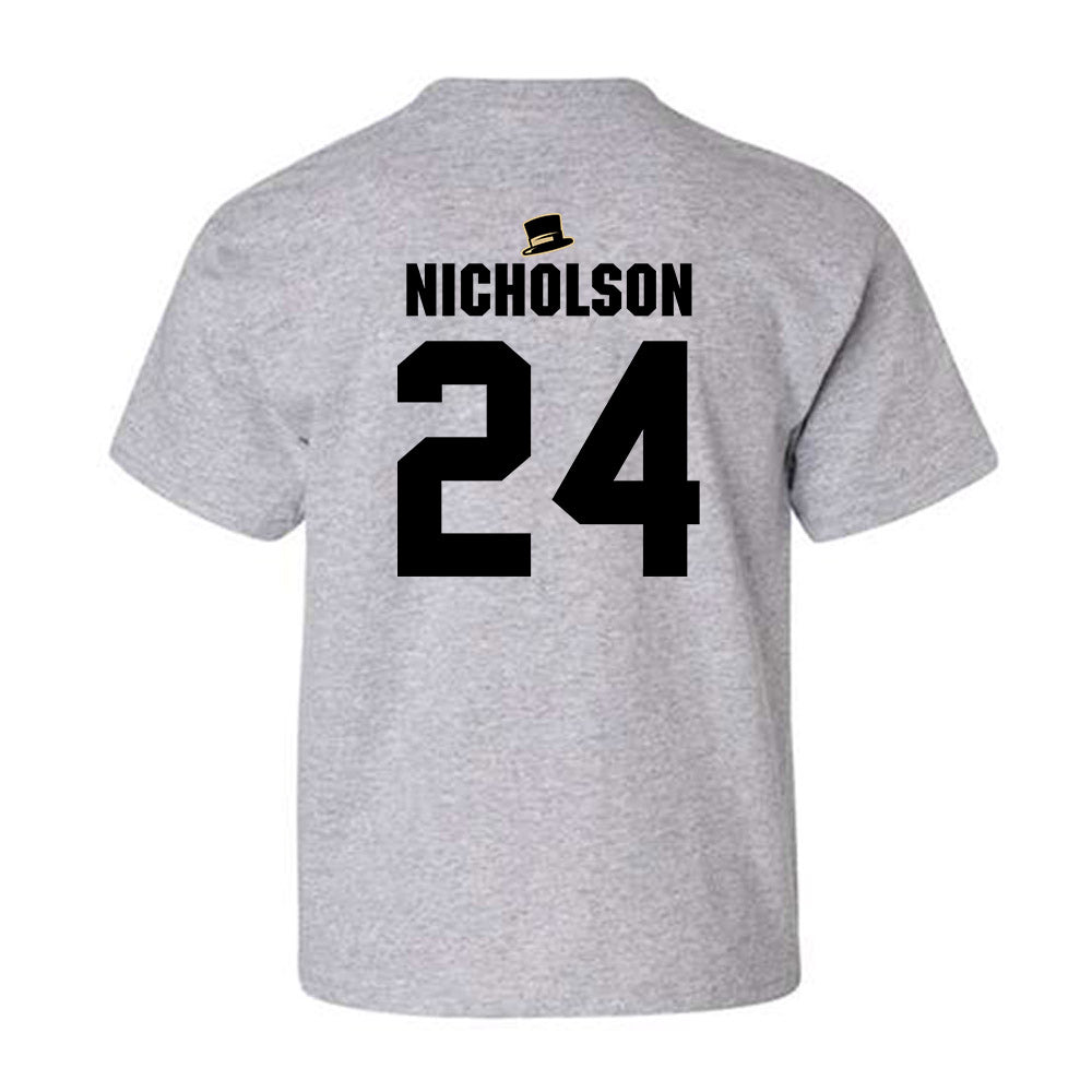 Wake Forest - NCAA Baseball : Grant Nicholson - Generic Shersey Youth T-Shirt-1