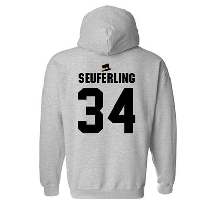 Wake Forest - NCAA Baseball : Grayden Seuferling - Generic Shersey Hooded Sweatshirt-1