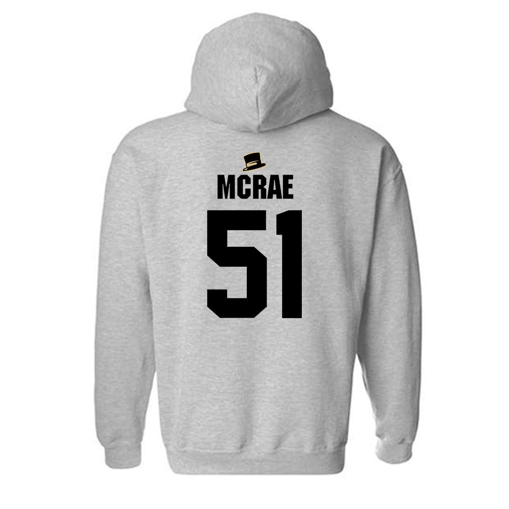 Wake Forest - NCAA Football : Devin McRae - Generic Shersey Hooded Sweatshirt-1