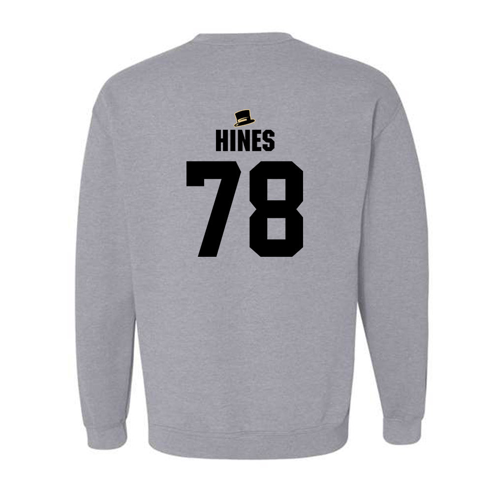 Wake Forest - NCAA Football : Jack Hines - Generic Shersey Crewneck Sweatshirt-1