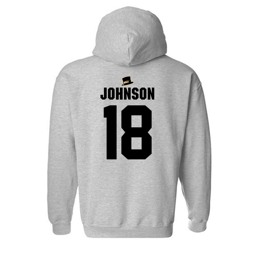 Wake Forest - NCAA Football : DJ Johnson - Generic Shersey Hooded Sweatshirt-1